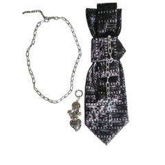 3 pezzi in 1 Collana Cravatta Gioiello Urban Warrior by claudia de rosa jewelry