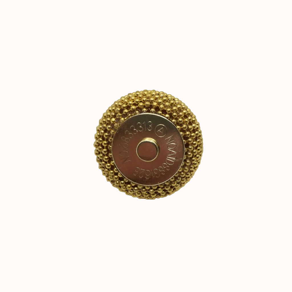 anello calamita chunky gold by claudia de rosa jewely
