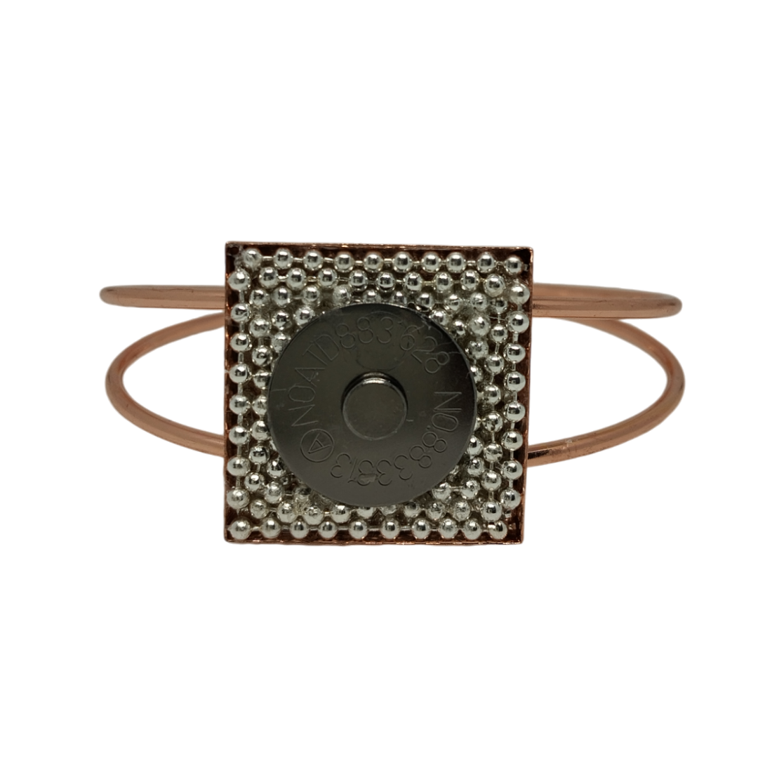 BRACCIALE CALAMITA SQUARE ROSE GOLD