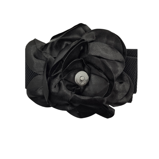 CINTURA CALAMITA BLACK BLOOM