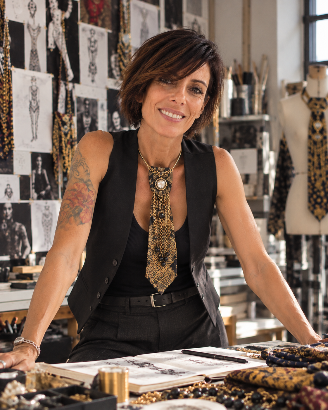 Claudia_De Rosa_Designer_nel suo studio atelier