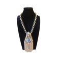 Collana donna trasformabile oro con frange e pendente calamita per Clap Calamita – Claudia De Rosa Jewelry