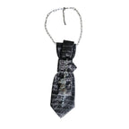 Collana Cravatta Gioiello Urban Warrior intera by claudia de rosa jewelry intera