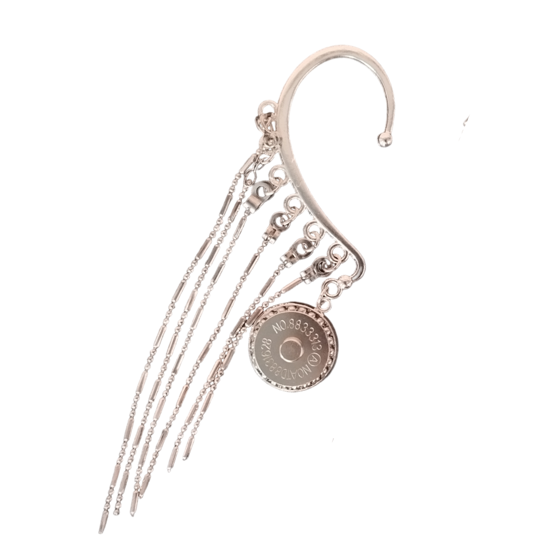 Earcuff Calamita Medusa Silver - Orecchini Calamita