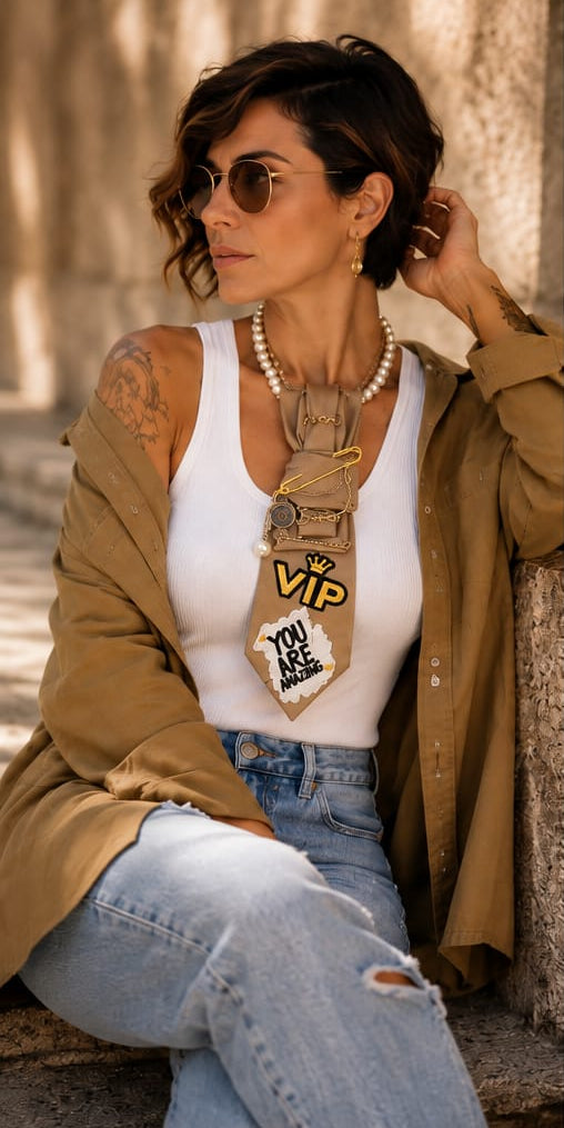 Cravattta Gioiello You are Amazing_look casual