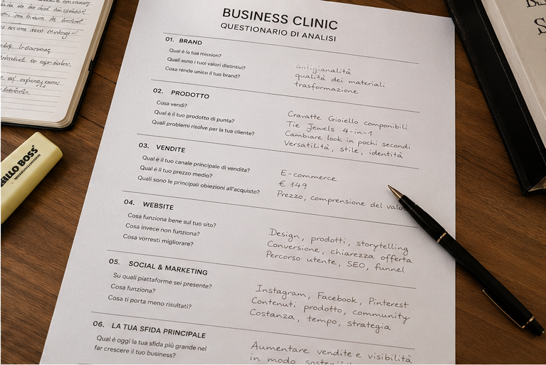 business-clinic-questionnaire