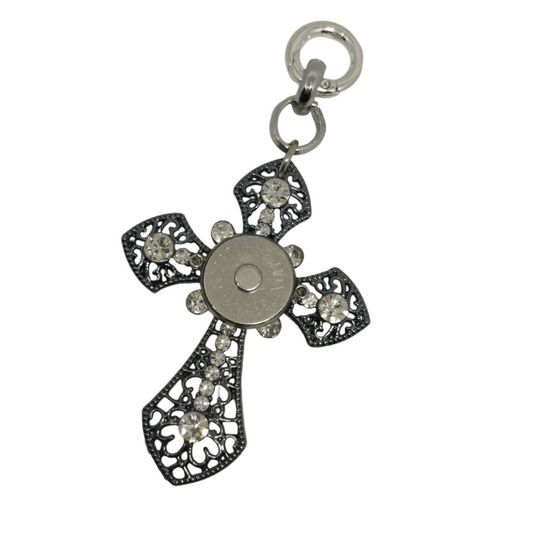 CHARM CALAMITA CROCE BLACK