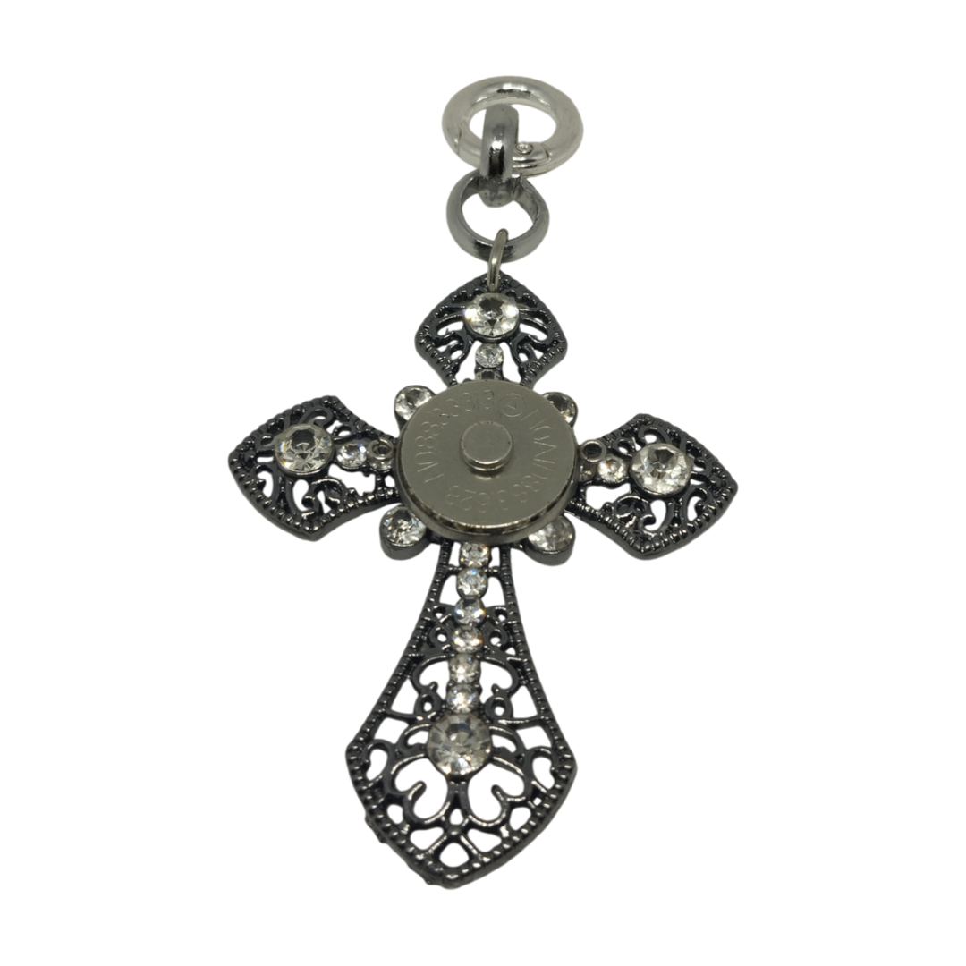 CHARM CALAMITA CROCE BLACK