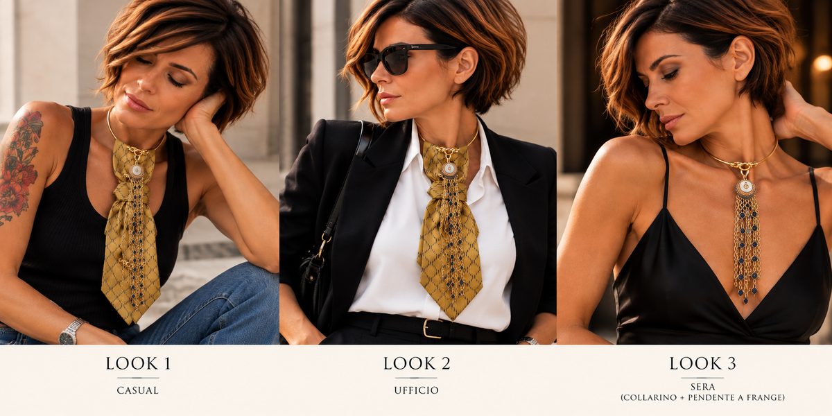 n 22 Wild Gold come indossarla: casual, ufficio, sera