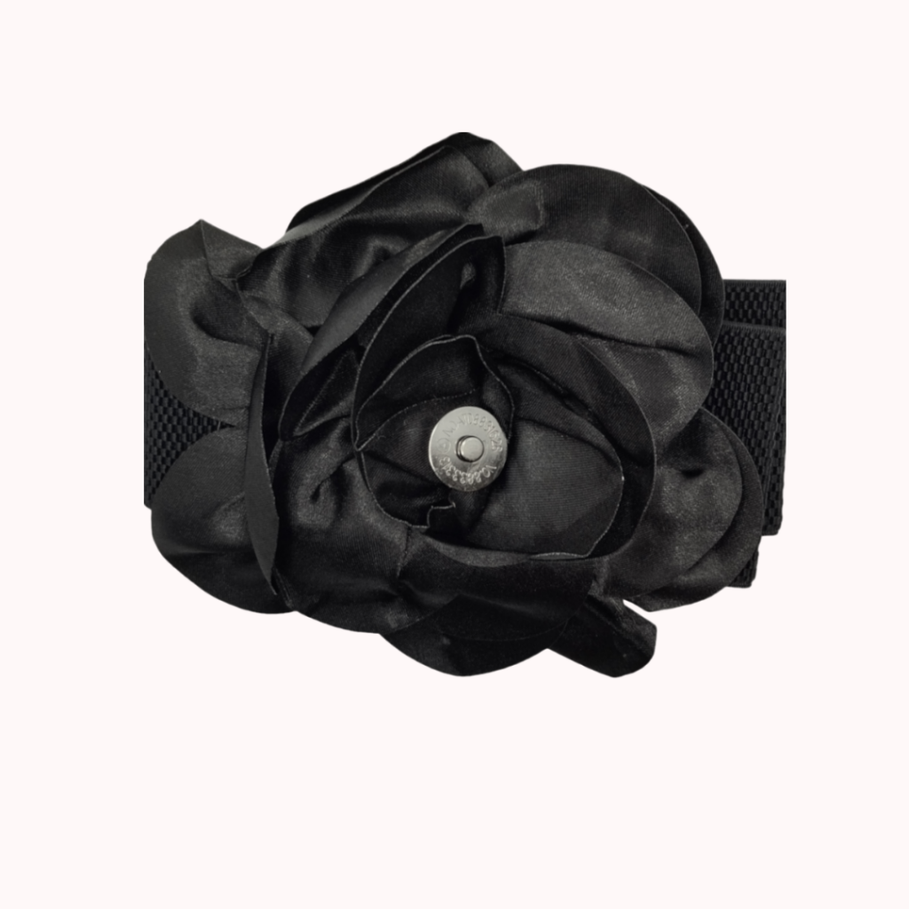 Cintura Calamita Flower Black
