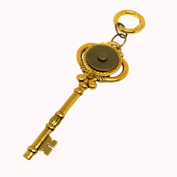 Clap key Oro charm per gioielli componibili claudia de rosa jewelry