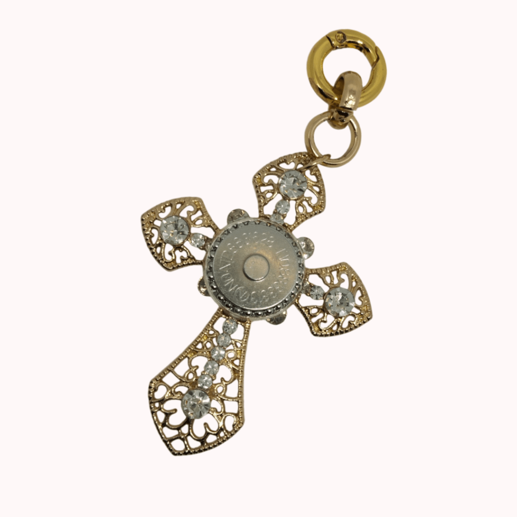 charm croce gold gioielli componibili di claudia de rosa jewelry